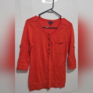 Gap Women's Orange Blouse Size Small